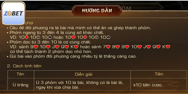 Cách chia bài Phỏm đơn giản